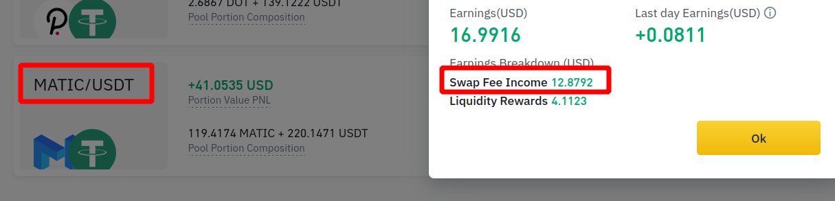 Liquidités sur Binance